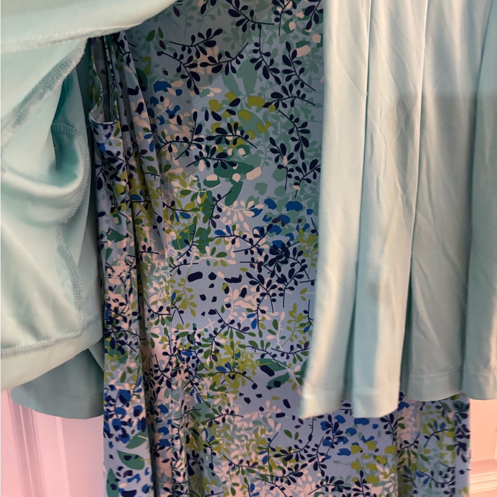 Danny & Nicole Two-Piece Floral Dress & Jacket Set Sz XL NWT - Picture 6 of 10